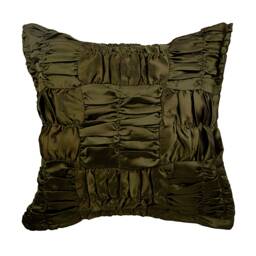 "Decorative Olive Green Euro Size Pillow Cover 24""x24""/26""x26" - thumbnail 1