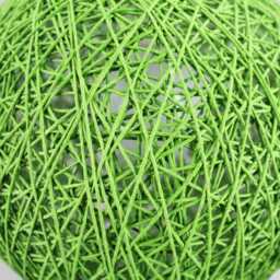 Handwoven Green Paper Rope Pendant Light - Global Decorative Lighting - thumbnail 3