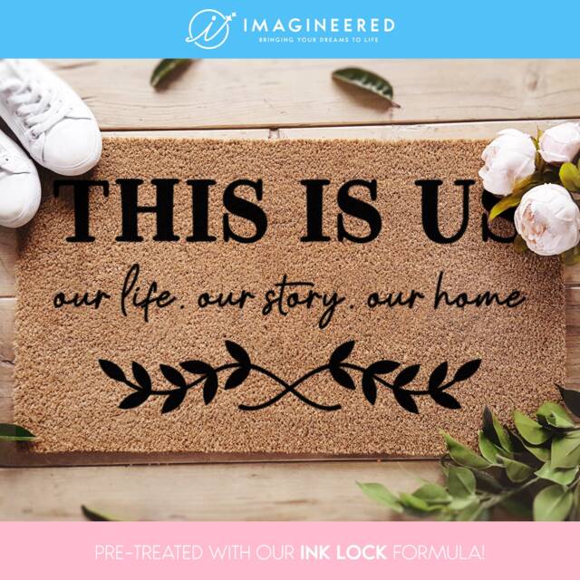 This Is Us Doormat - Welcome Home Decor Housewarming Gift Porch - image 1