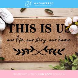 This Is Us Doormat - Welcome Home Decor Housewarming Gift Porch - thumbnail 1