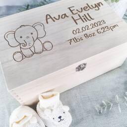 Baby Memory Keepsake Box - thumbnail 4