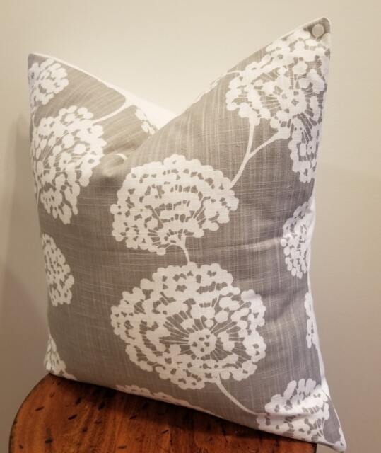 Toile Stems.light Grey.pillow Covers.slipcovers.toss Pillows.throw Pillows.home Decor.cushion Covers.fall Decor.winter Decor Pillows - image 1