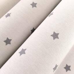 Grey White Cotton Nursery Children Fabric By The Metre - thumbnail 4