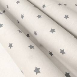 Grey White Cotton Nursery Children Fabric By The Metre - thumbnail 3