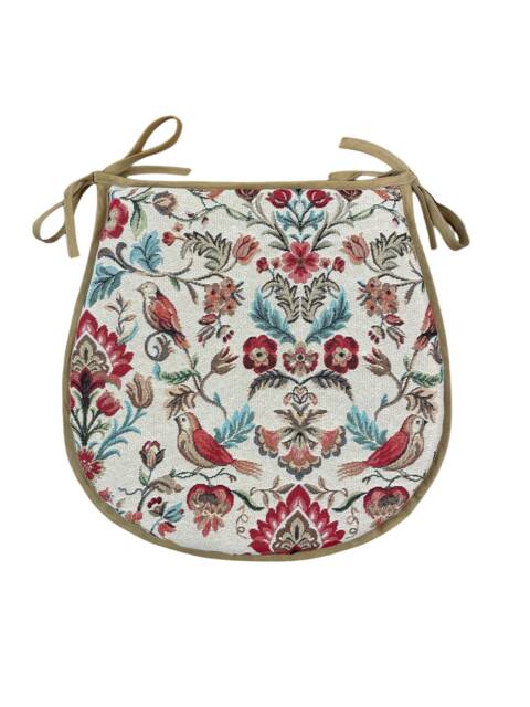 William Original Tapestry - William Morris Design D-Shaped Seat Pads For Dining/Garden/Patio - image 1
