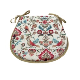 William Original Tapestry - William Morris Design D-Shaped Seat Pads For Dining/Garden/Patio - thumbnail 2