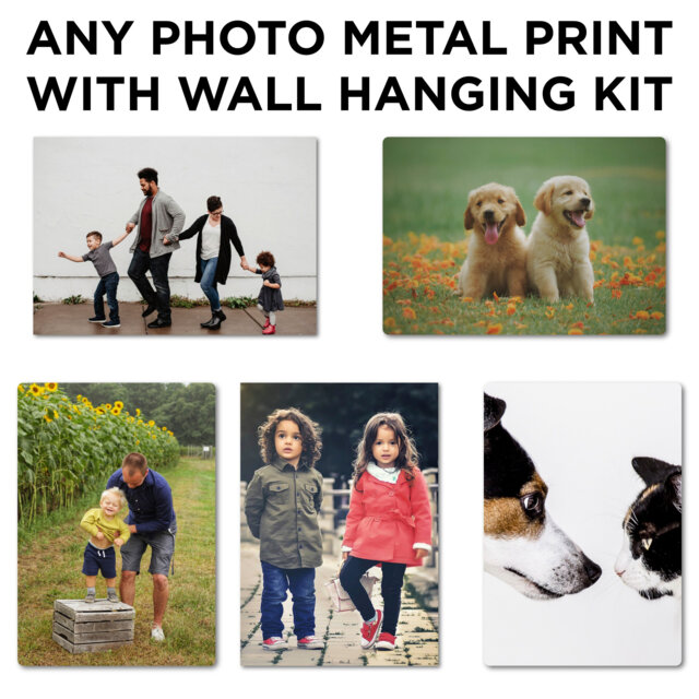 Personalised Any Photo Metal Print. Home Decor. Wall Hanging Plaque. Frame Custom Picture Canvas Waterproof Vibrant Glossy Add Picture - image 1
