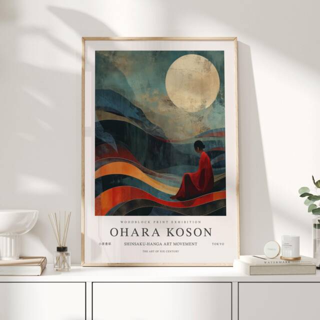 Ohara Koson, Koson Poster, Print, Japanese Wall Art, Japandi, Japandi Art - image 1