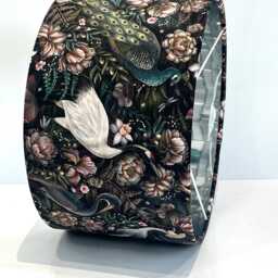 Handmade By Order Luxury Exotic Birds Peacock Foral Pattern Drum Lamp Shade Pendant Light All Shapes & Sizes Available - thumbnail 3