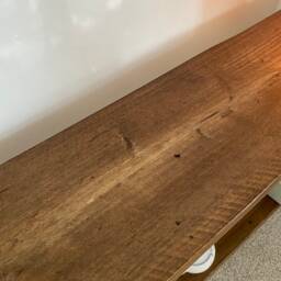 Handmade Reclaimed Wood Tv Stand Rustic Industrial Hifi Stand - thumbnail 4