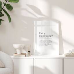 Fairy Dogmother Definition Print, Gift Idea For Dog Walker, Doggy Daycare Idea, Mum Gift, Lover Sitter - thumbnail 2
