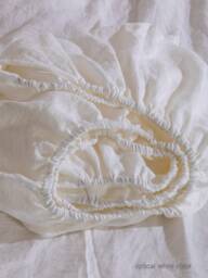 Linen Sheet - Bed Sheets-Fitted Linen Bedsheets-Washed Bedding - King Sheet-Linen Fitted Flat Bed Sheet