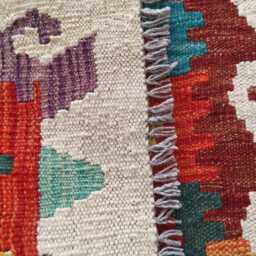 Kilim Runner Multicolour, Handmade Artisan Afghan Turkish Persian Qashqai Navajo Bohemian Natural Wool Flatweave Rug 197x61 cm - thumbnail 3