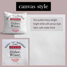 Funny 70Th Birthday Gift Him Personalised Birthday Cushion Men Aged 70 Year Old Male Pillow Milestone Keepsake Dad Friend Husband - thumbnail 4