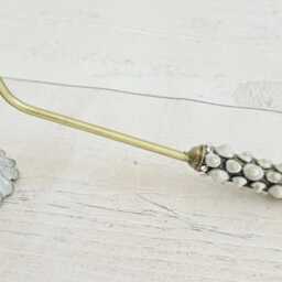 Elegant Metal Candle Snuffer - Flower Designs, 16cm - thumbnail 2