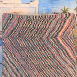Colorful Moroccan Rug, Custom Fabulous Boujad Azilal Abstract Multicolored Carpet, Handmade Bohemian Rug - thumbnail 2