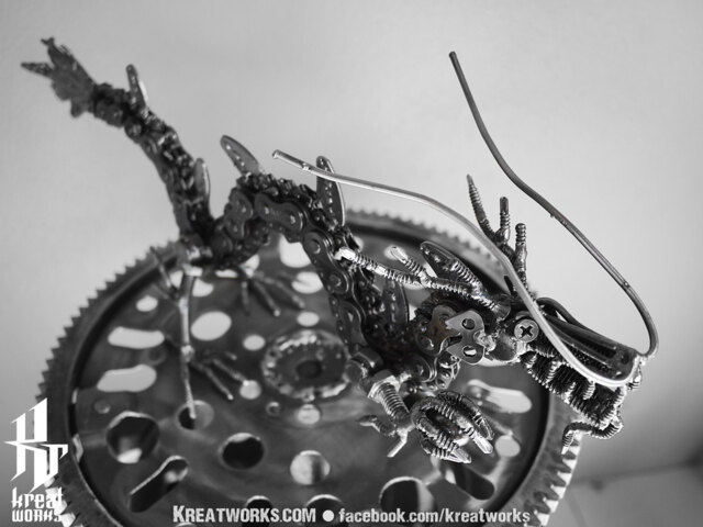 Metal Asian Dragon - Small Item/Sustainable - image 1