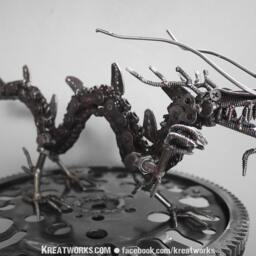 Metal Asian Dragon - Small Item/Sustainable - thumbnail 2