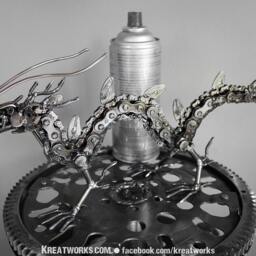 Metal Asian Dragon - Small Item/Sustainable - thumbnail 4
