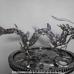 Metal Asian Dragon - Small Item/Sustainable - thumbnail 3