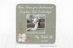 Personalized Mom Picture Frame, Wedding Gift For Mom, Gift, Mother Of The Bride Mothers Day - thumbnail 1