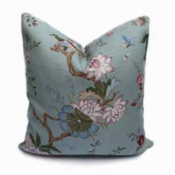 G.p & J Baker Oriental Bird Signature Eau De Nil Double Sided Cushion Cover Pillow - thumbnail 2