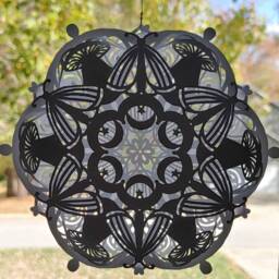 Double Sided Flora Fauna Pollinator 3D Paper Sculpture For All Year Round - thumbnail 2