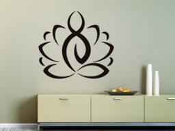 Wall Decals Yoga Lotus Indian Buddha Decal Vinyl Sticker Home Decor Bedroom Interior Design Art Mural Ms623 - thumbnail 1