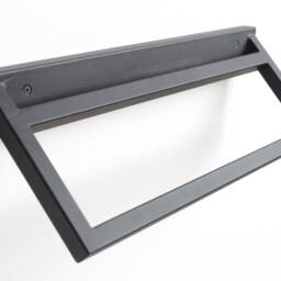 Handmade Metal Wall Shoe Rack Industrial Entryway Organizer - thumbnail 2