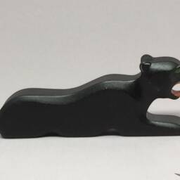 Toy Panther Wood Colored Black Large - thumbnail 2