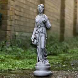stone Greek Goddess Sculpture Concrete Woman Figurine Outdoor Ornament Garden & Home Decoration Yard Art