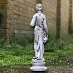 stone Greek Goddess Sculpture Concrete Woman Figurine Outdoor Ornament Garden & Home Decoration Yard Art - thumbnail 4