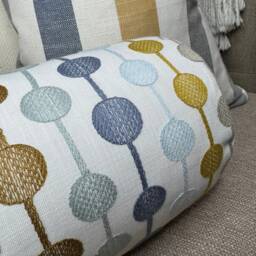 "Scandi Cushion, Decorative Bolster 16"" X 6" - thumbnail 2