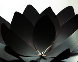 Lotus Flower Wall Clock, Extra Large 35 - thumbnail 1