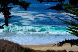 Ocean Beach Wall Art Instant Download, Coastal Print, Decor, Scenic Art, Wave Carmel