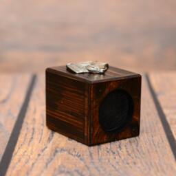 American Pit Bull Terrier - Wooden Candlestick With Dog, Souvenir, Decoration, Limited Edition, Collection - thumbnail 3