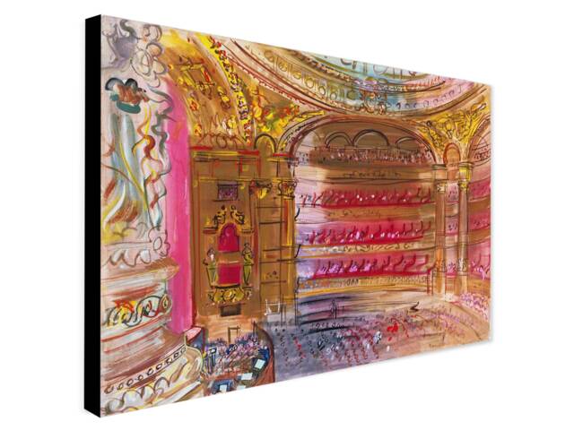 The Opera By Raoul Dufy - Wrapped Framed Canvas Rolled Photo/Poster Print - image 1