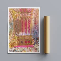 The Opera By Raoul Dufy - Wrapped Framed Canvas Rolled Photo/Poster Print - thumbnail 3
