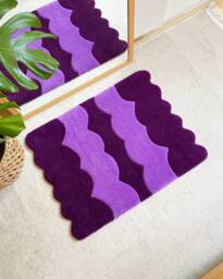 Hand Tufted Fluffy Rug/Custom Rug, Soft & Aesthetic, Handmade Colorful Tuft - thumbnail 1