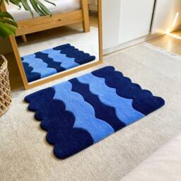Hand Tufted Fluffy Rug/Custom Rug, Soft & Aesthetic, Handmade Colorful Tuft - thumbnail 3