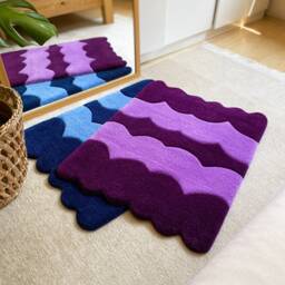 Hand Tufted Fluffy Rug/Custom Rug, Soft & Aesthetic, Handmade Colorful Tuft - thumbnail 4