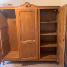 Beautiful Vintage Original French Louis Xv Wardrobe - thumbnail 2
