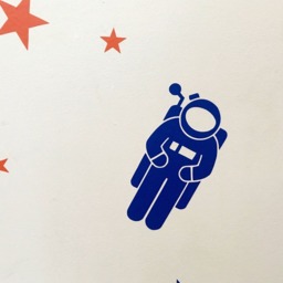 Outer Space Wall Stickers, Stars Planets Rocket Astronaut Decals, Peel & Stick Removable Vinyl Accent Wall/Ceiling Nursery Kids Room - thumbnail 3