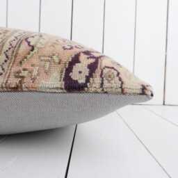 Handmade Vintage Turkish Kilim Pillow Cover - 16x24 - thumbnail 4