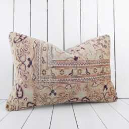 Handmade Vintage Turkish Kilim Pillow Cover - 16x24 - thumbnail 2