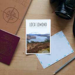 Loch Lomond Travel Poster - Retro Scotland Art Print - thumbnail 3