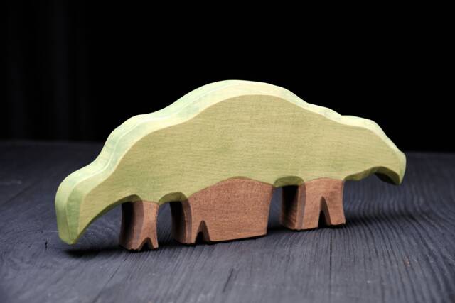 Toy Tree - Waldorf Banyan Natural Waldof Wood Green Dadakacraft Wooden India - image 1