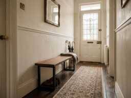 Solid Wooden Dining Bench in Walnut Finish - Handmade Bench, Custom Sizes 80-180cm, Made To Order UK Free Delivery