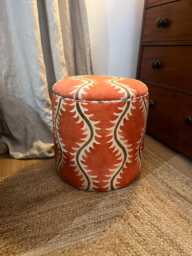 Bespoke Round Storage Ottoman, Pouffe in Com - thumbnail 1