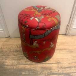 Bespoke Round Storage Ottoman, Pouffe in Com - thumbnail 2